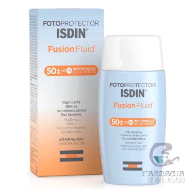 Fotoprotector Isdin SPF 50+ Fusion Fluid 50 ml