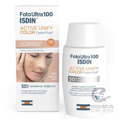 Fotoultra Isdin Active Unify Fusion Fluid Color SPF 50 50 ml