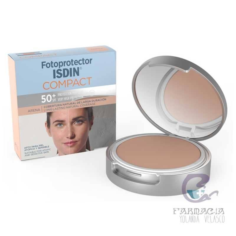Fotoprotector Compact Arena SPF50+ Maquillaje Compacto