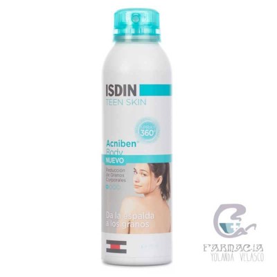 Isdin Teen Skin Acniben Body Reducción Granos Spray 150 ml