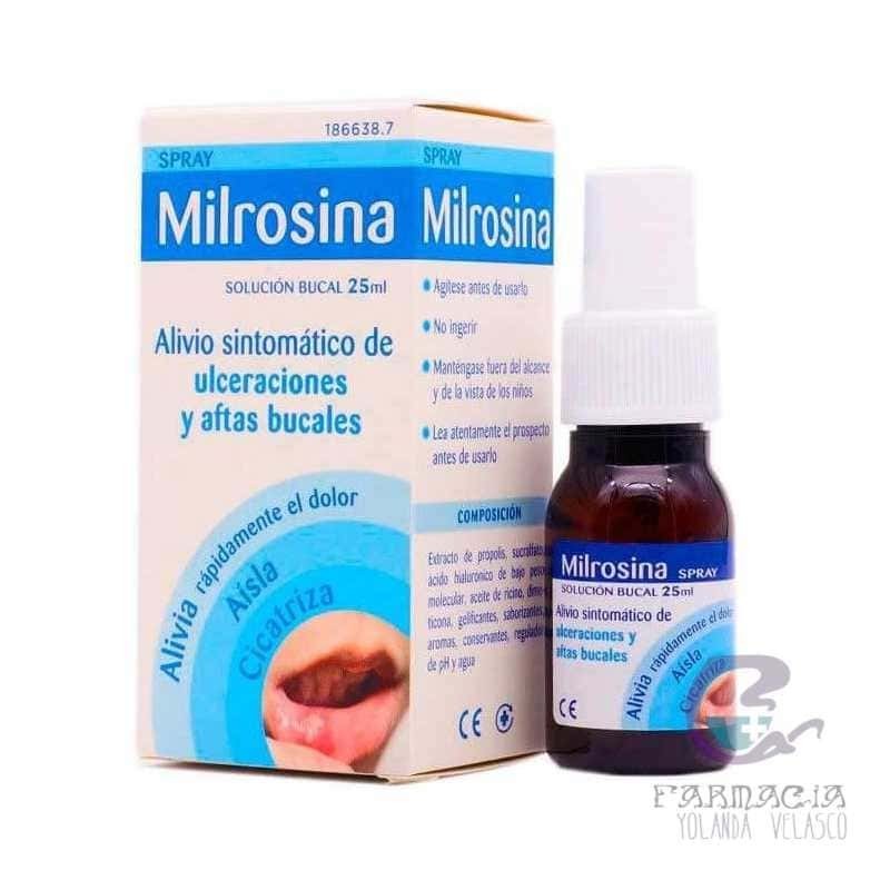 Milrosina Spray Solución Bucal 25 ml