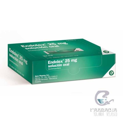 Endolex 25 mg 10 Sobres Solución Oral 10 ml