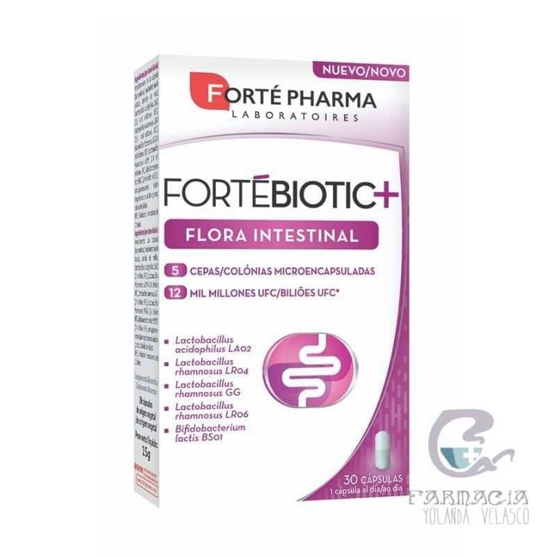 Fortebiotic + Flora Intestinal 30 Cápsulas