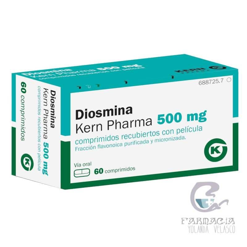Diosmina Kern Pharma 500 mg 60 Comprimidos Recubiertos