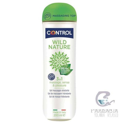 Control Wild Nature 3 in 1 Gel de Masaje Hidratante 200 ml