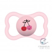 Mam Chupete Silicona Supreme 1 Unidad Rosa +6 m
