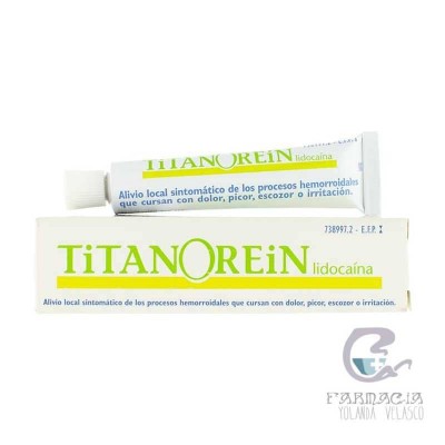 Titanorein Lidocaina Crema Rectal 1 Tubo 20 gr