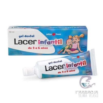 Lacer Infantil Gel Dental de Fresa 50 ml