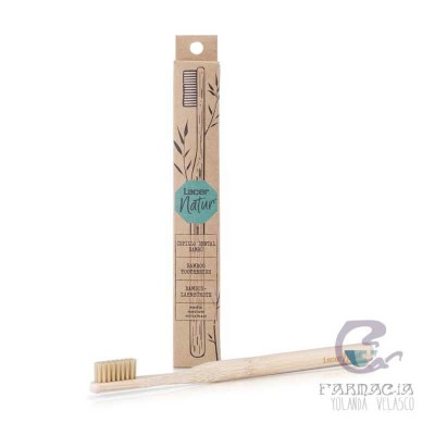 Cepillo Dental Adulto Lacer Natur Bambú Medio