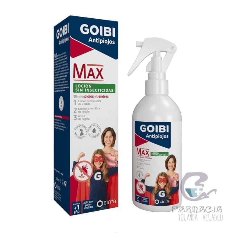 Goibi Antipiojos Max Loción Sin Insecticidas 1 Envase 200 ml