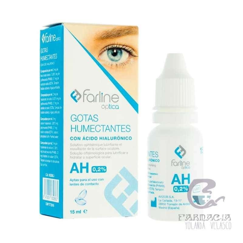 Farline Óptica Gotas Humectantes 0,2% Ácido Hialurónico 15 ml