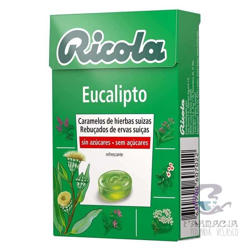 Ricola Caramelos Sin Azucar 1 Envase 50 gr Sabor Eucaliptus