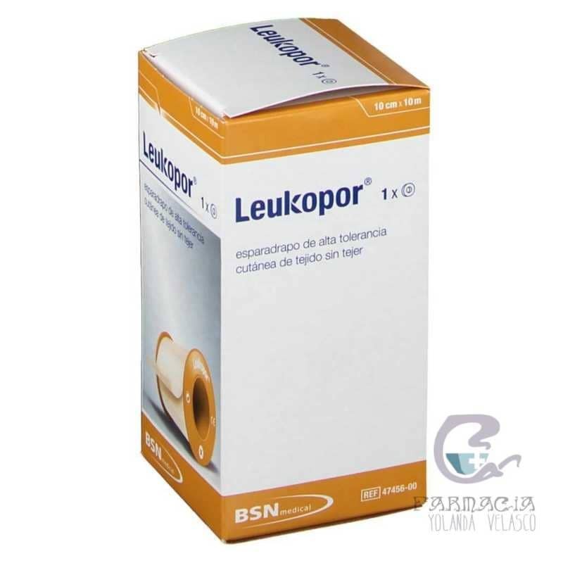 Esparadrapo Hipoalergico Leukopor Papel 10m x 10 cm