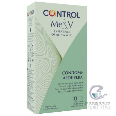 Control Aloe Vera Preservativos 10 Unidades Vegano