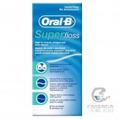 Oral-B Superfloss Seda Dental 50 Unidades