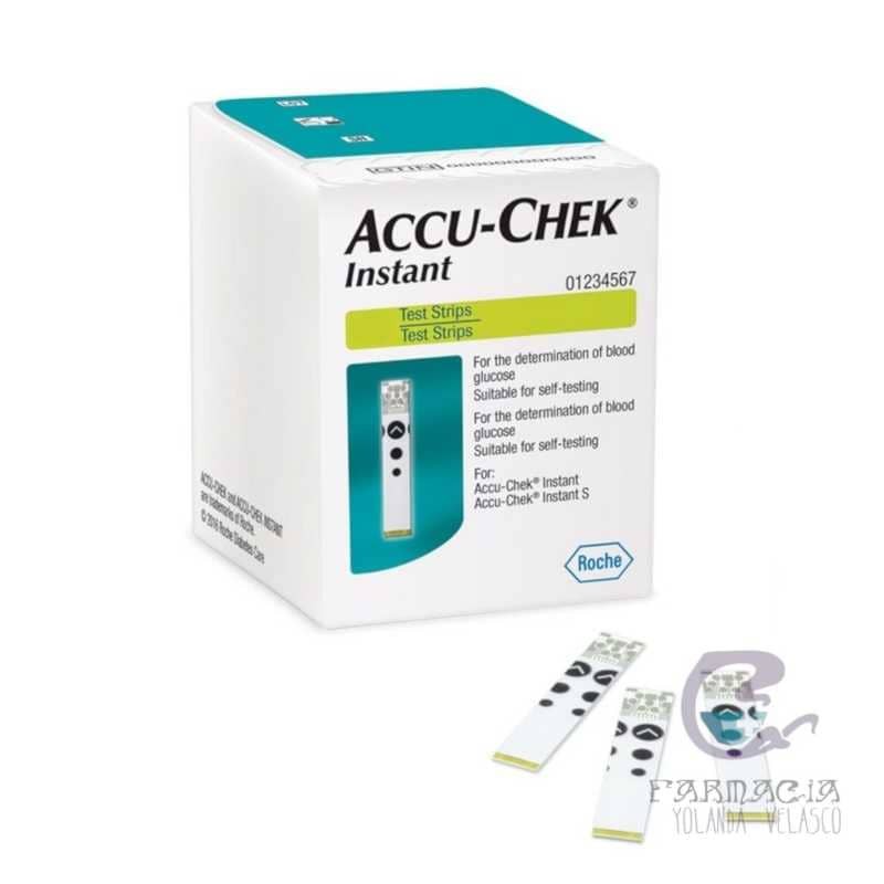 Limitado angustia visual Tiras Reactivas Glucemia Accu-Chek Instant 10 Unidades