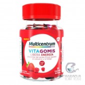 Multicentrum Vitagomis Libera Energía 30 Caramelos de Goma Frutos Rojo