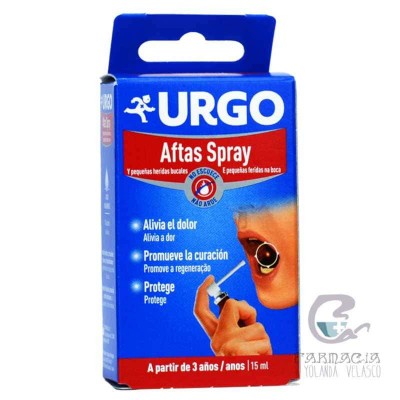 Urgo Spray Lesiones Bucales 1 Envase 15 ml