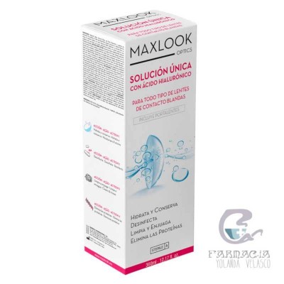 Maxlook Optics Gotas Humectantes Con Ácido Hialurónico 20 ml