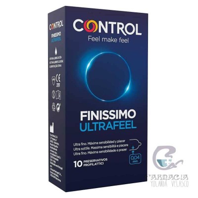 Control Finissimo Ultrafeel Preservativos 10 Unidades