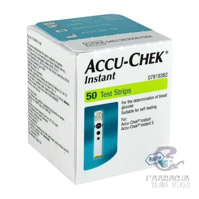 Tiras Reactivas Glucemia Accu-Chek Instant 50 Tiras