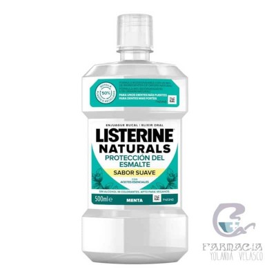 Listerine Naturals Protección del Esmalte 500 ml Sabor Menta