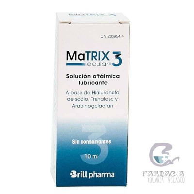 Matrix Ocular 3 Solución Oftálmica Lubricante 10 ml