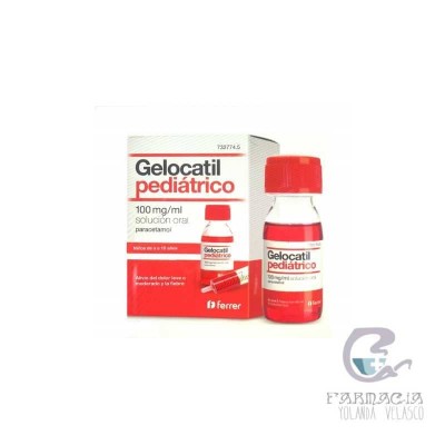 Gelocatil Pediátrico 100 mg/ml Solución Oral 1 Frasco 60 ml