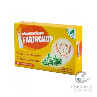 Farinchup 12 Pastillas Sabor Naranja