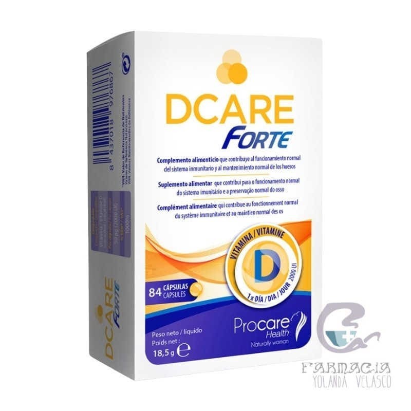 Dcare Forte 84 Cápsulas