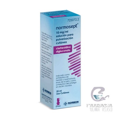 Normosept 10 mg/ml Solución Para Pulverización Cutánea 25 ml