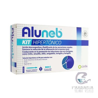 Aluneb Hipertónico Kit 20 Viales 5 ml + 1 Dispositivo