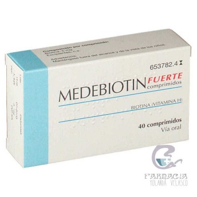 Medebiotin Fuerte 5 mg 40 Comprimidos