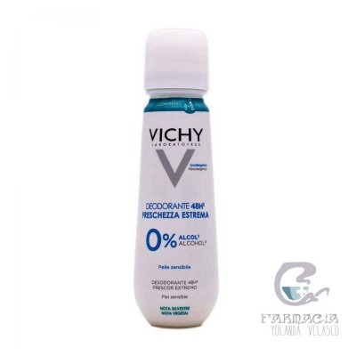 Vichy Desodorante Mineral 48h Tolerancia Fresco Aerosol 100 ml