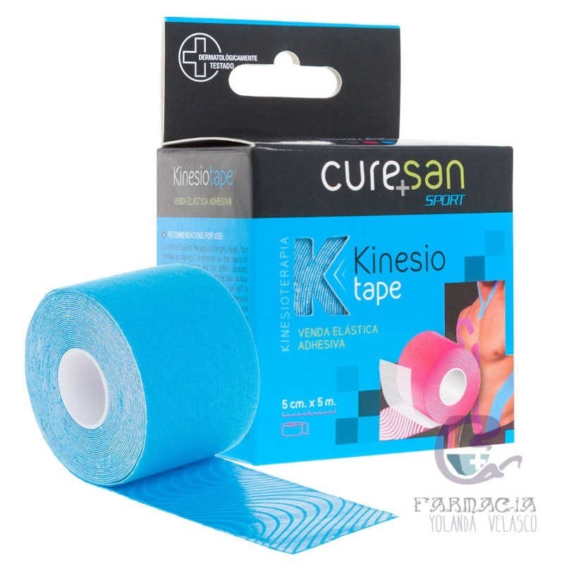 Curesan Kinesiotape 1 Unidad 5 m x 5 cm Color Azul