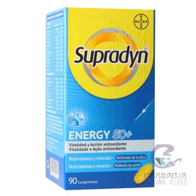 Supradyn Energy 50+ Antioxidantes 90 Comprimidos