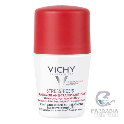 Vichy Stress Resist tto Intens Antitranspirante 72 h Roll-On 50 ml