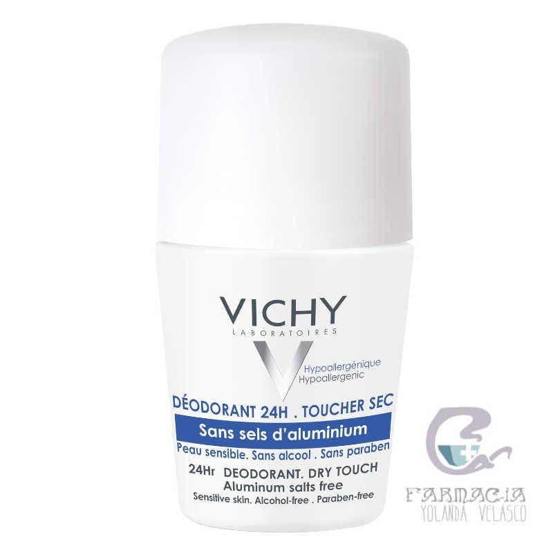 Vichy Desodorante 24 h Sin Sales de Alumino Roll-On 50 ml