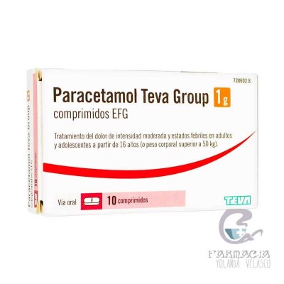 Paracetamol Teva Group 1 gr 10 Comprimidos