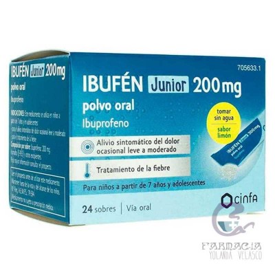 Ibufen Junior 200 mg 24 Sobres Polvo Oral