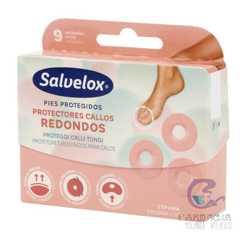 Salvelox Parches Callos Redondo 9 Unidades