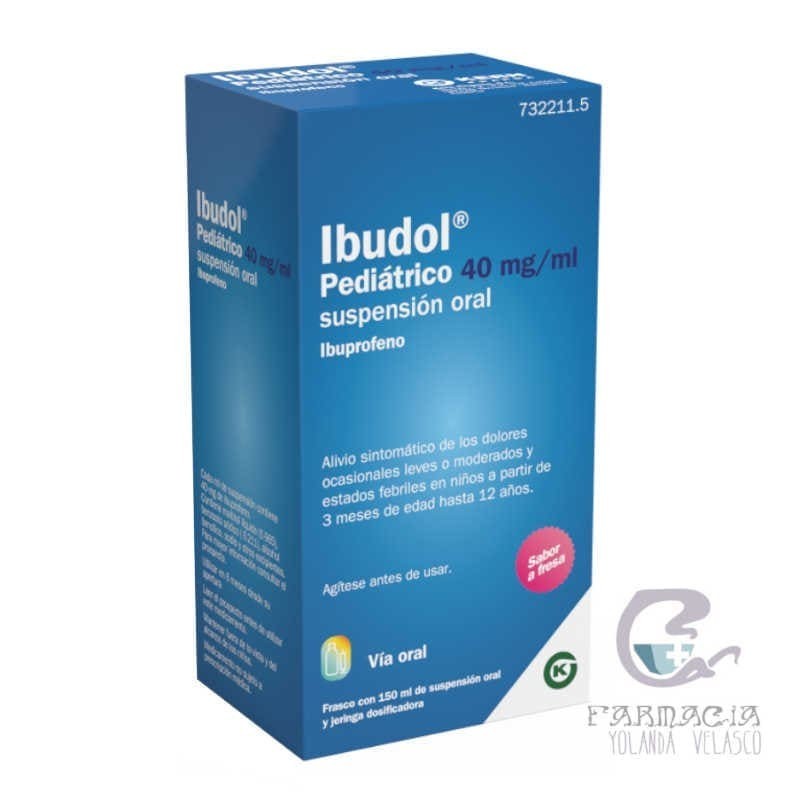 Ibudol Pediátrico 40 mg/ml Suspensión Oral 150 ml + Jeringa Oral