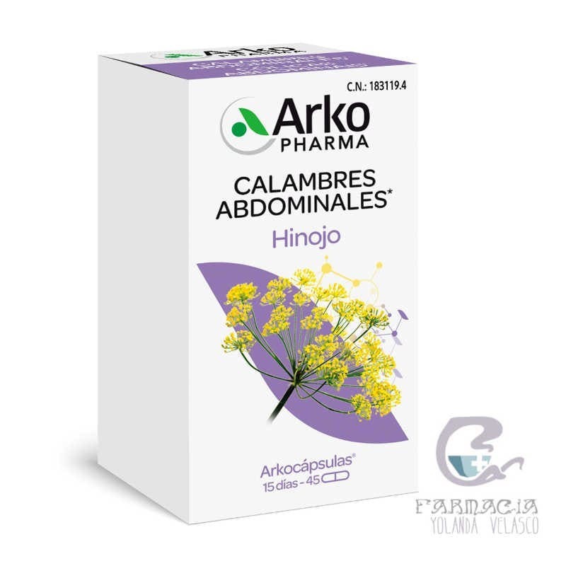 Arkopharma Hinojo 45 Cápsulas