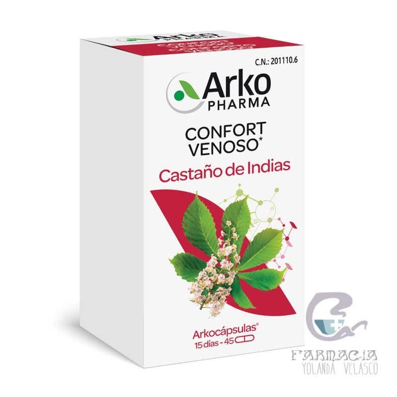 Arkopharma Castaño de Indias Bio 45 Cápsulas