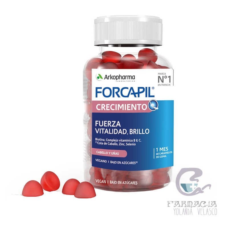 Forcapil Crecimiento 60 Caramelos de Goma