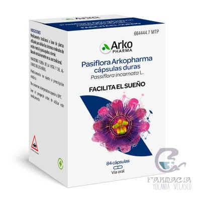 Arkocapsulas Pasiflora 300 mg 84 Cápsulas