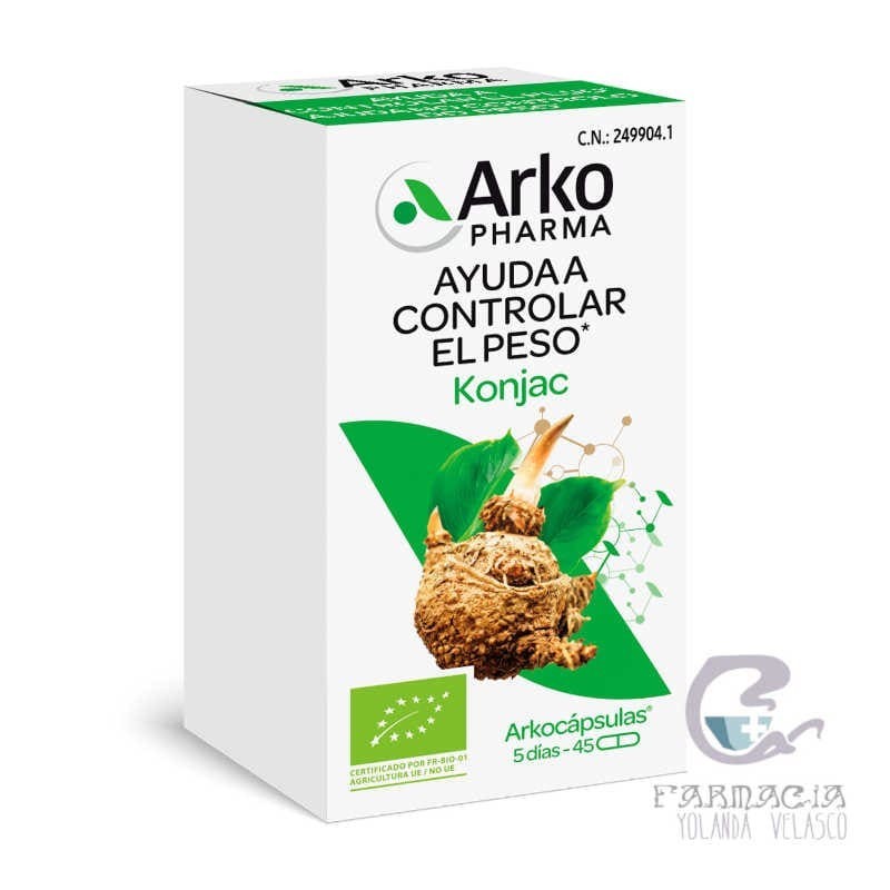 Glucomanano Arkocaps 45 Cápsulas