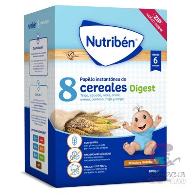 Nutriben Papilla 8 Cereales Digest 600 g