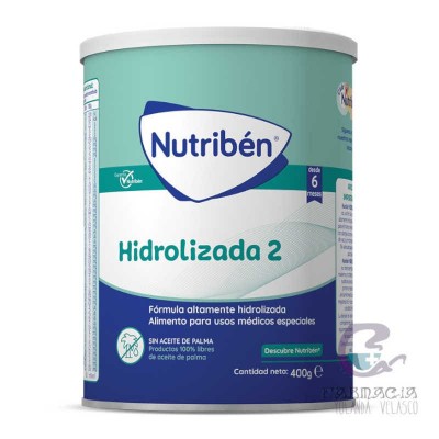 Nutriben Hidrolizada 2 400 gr Bote Neutro