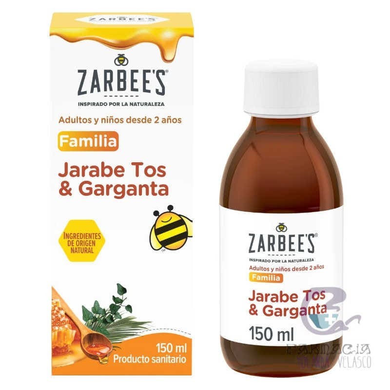 Zarbee´s Jarabe Familia Tos y Garganta 1 Frasco 150 ml